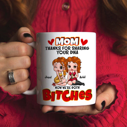 Personalized Gifts For Moms Coffee Mug Thanks For Sharing Your DNA 02TOLU130125HH