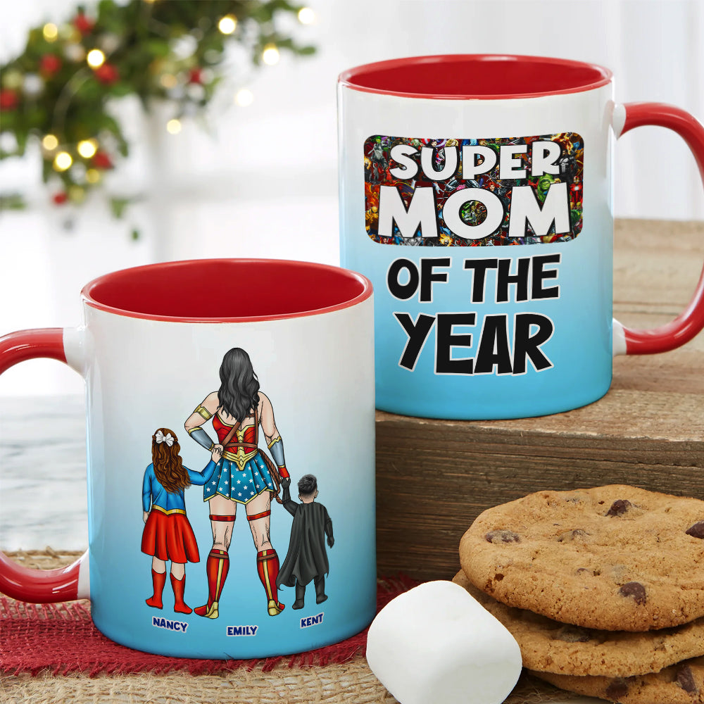 Personalized Gifts For Mom Coffee Mug Super Mom Of The Year 02ohpu270324pa