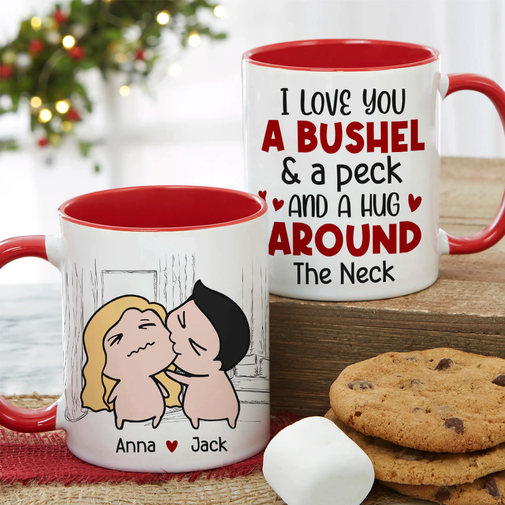 I Love You-Gift For Couple-Personalized Coffee Mug- Funny Couple