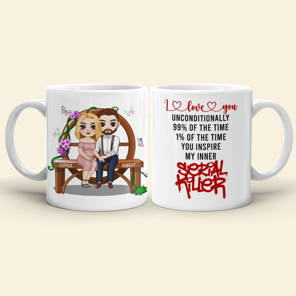 Couple Wedding Anniversary, Couple Happy Day White Mug