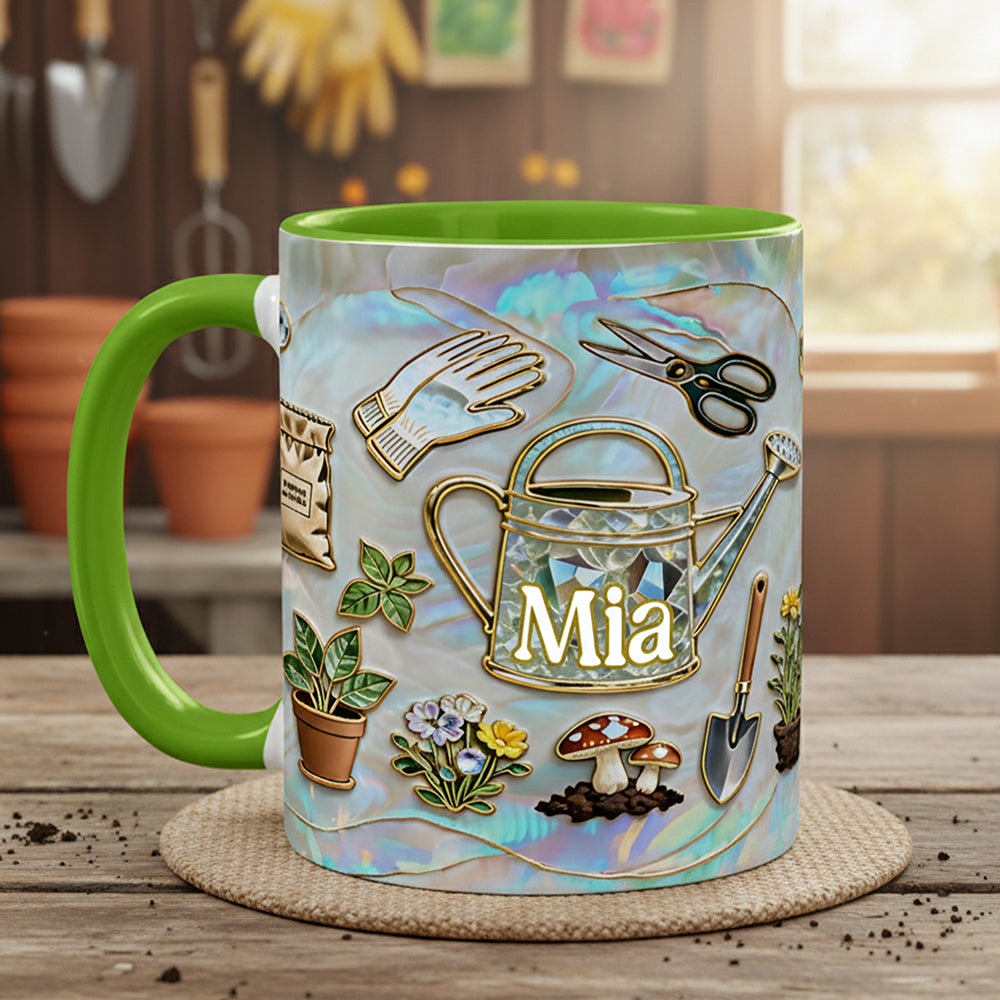 Gardening Coffee Accent Mug - Personalized Gifts For Garden Lovers 02pata291225