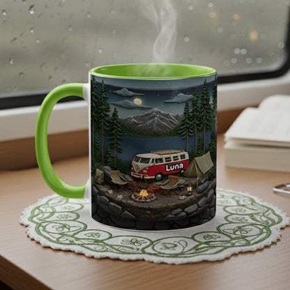 Camping Coffee Accent Mug - Personalized Gifts For Camping Lovers 02kita080126