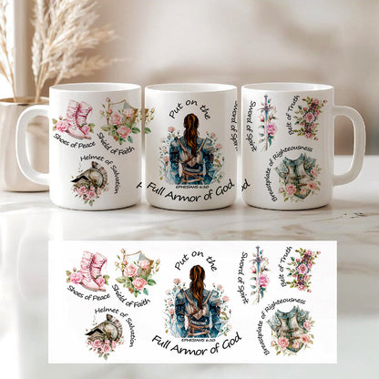 Kneeing Knight Mug Personalized Gifts for Faith Warriors 01HUDT090625