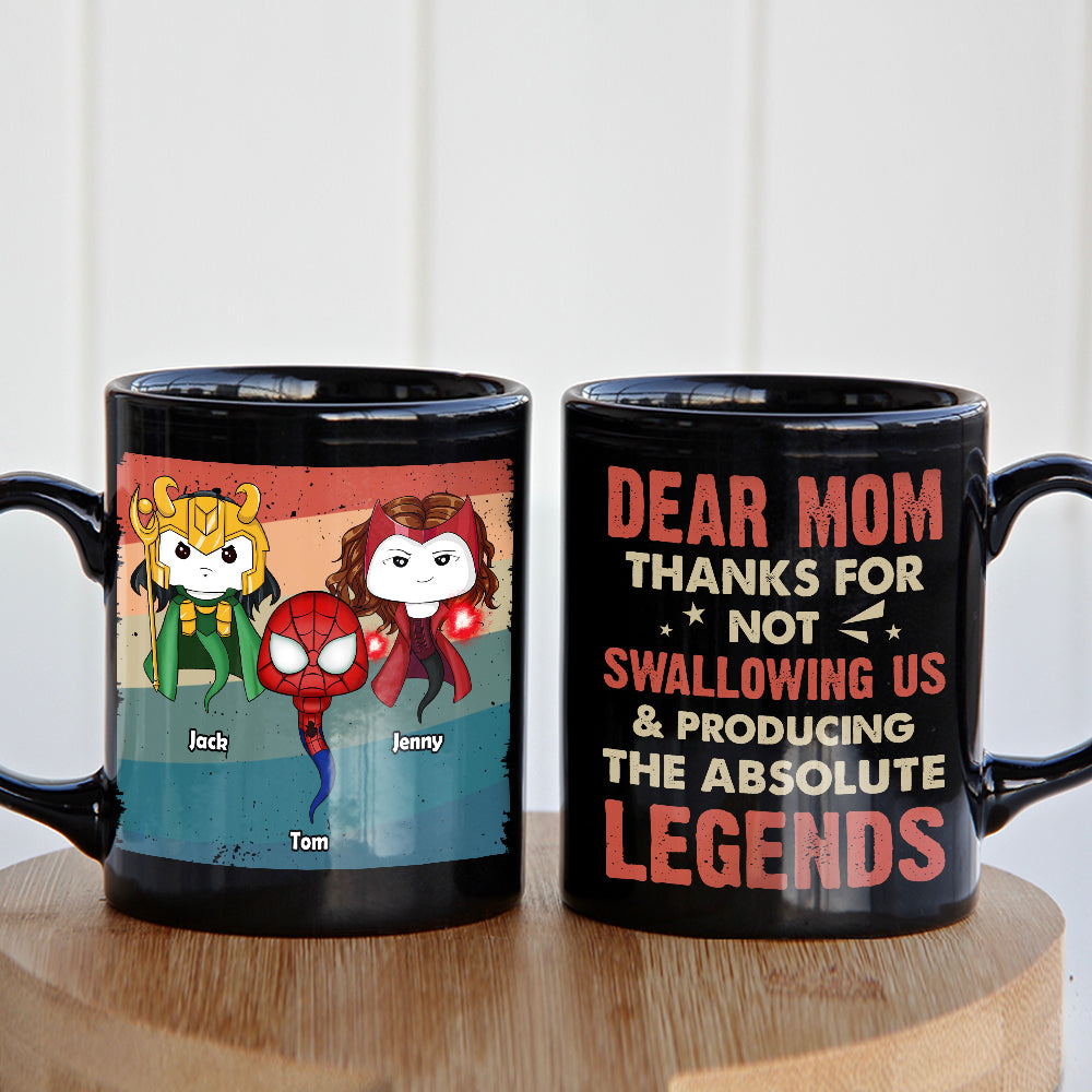 Personalized Gifts For Mom Coffee Mug Thanks For Producing The Absolute Legends 01natn290224ha Funny Mother's Gifts