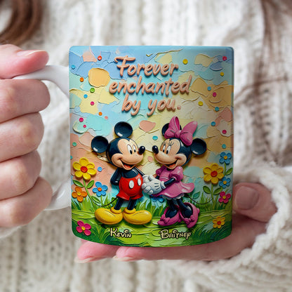 Forever Enchanted Mug Personalized Gifts For Couple 02OHDT180625