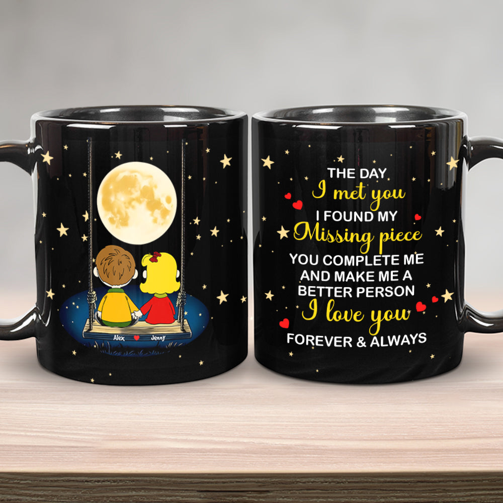 Personalized Gifts For Couple Coffee Mug Couple Backview 03XQMH020125HG
