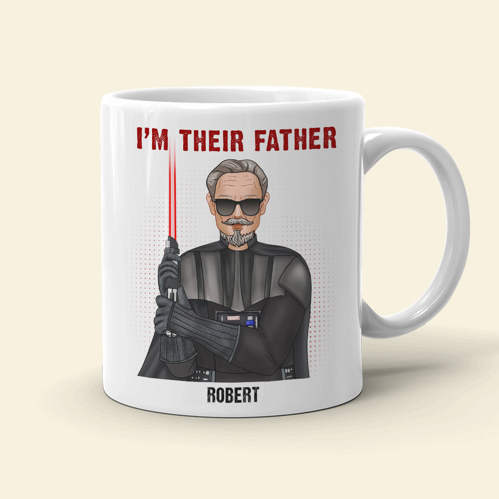 Dad Coffee Mug With Personalized Kids' Birth Coffee Mug 01qhqn120423tm