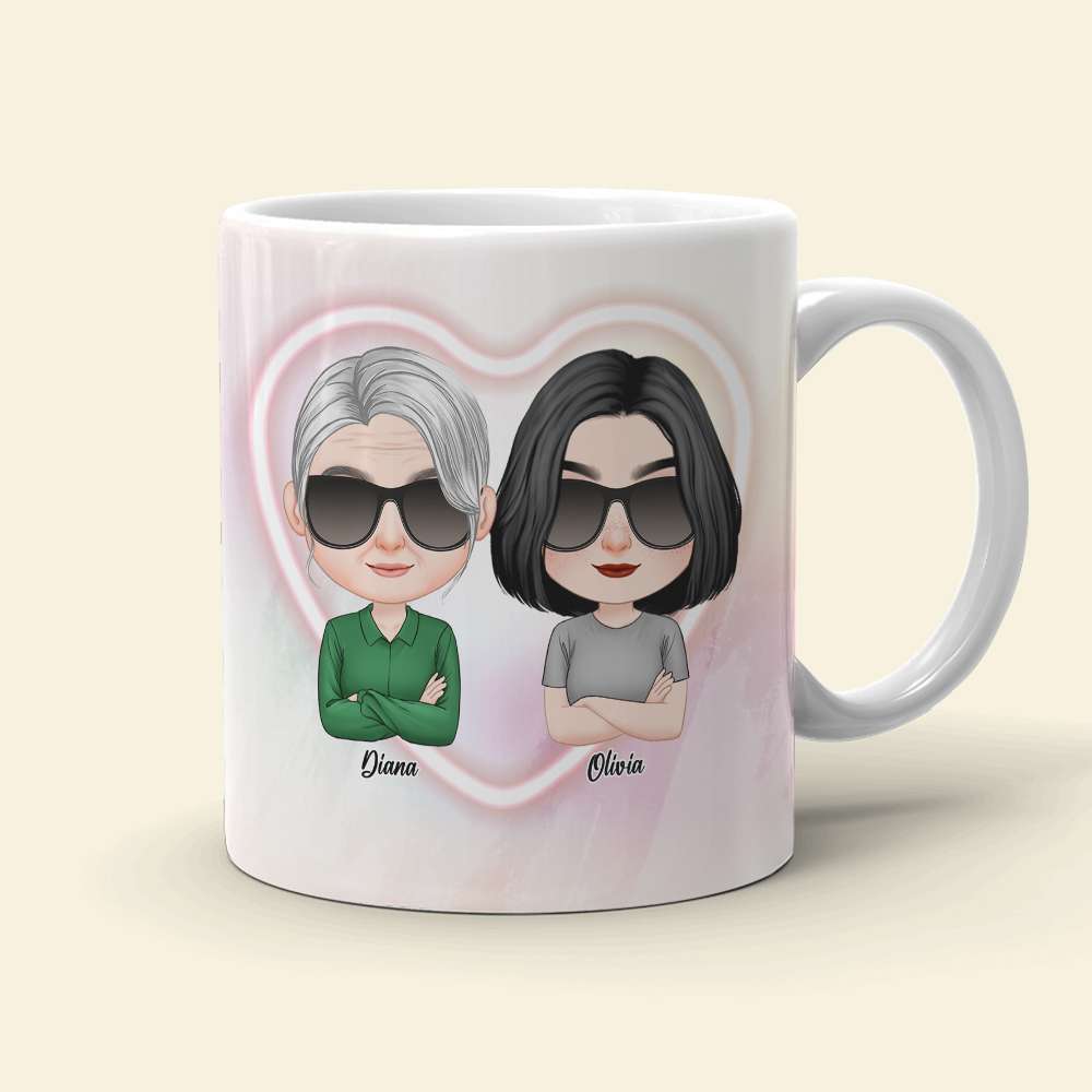 Behind Every Crazy Daughter, Personalized Mug, Gift For Mother's Day