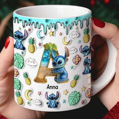 Custom Alphabet Letter Coffee Mug - Personalized Gifts for Cute Monsters 01tgqn110625