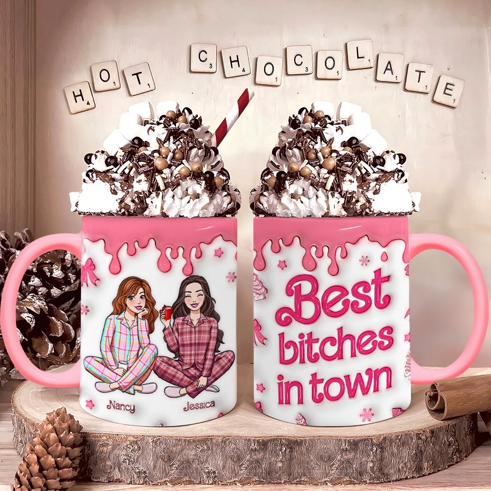 Personalized Gifts For Friends Coffee Mug Cute Inflated Effect 03topu121024