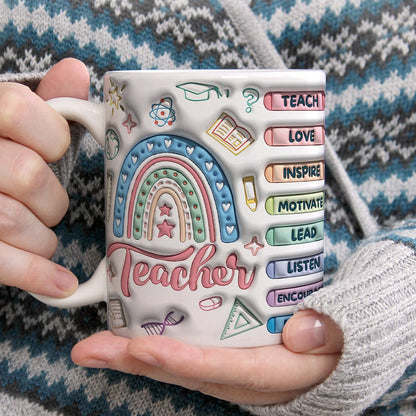 Personalized Gifts For Teacher Christmas Coffee Mug 01ACDT060924