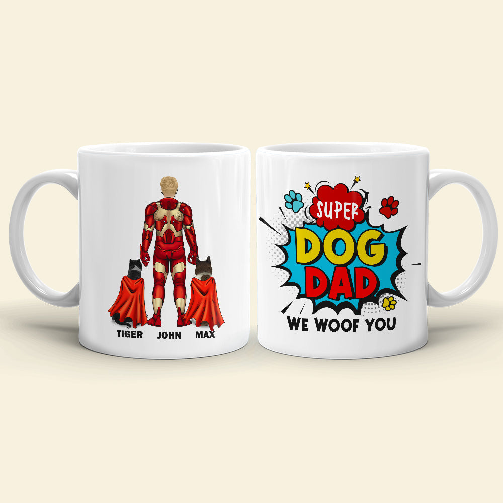 Dog Dad DR-WHM-03NATN210423TM-01 Personalized Coffee Mug