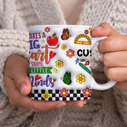 Personalized Gifts For Teacher Christmas Retro Coffee Mug 09ACDT060924
