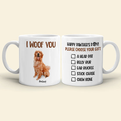 To The Best Dog Dad Custom Photo Personalized Coffee Mug