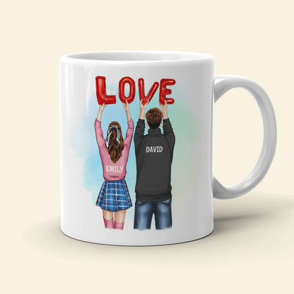 I Love You More The End I Win Couple Personalized White Mug