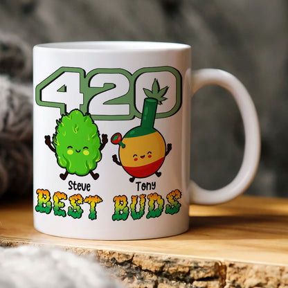 Best Buds- Gift For Friends-Personalized Coffee Mug- Friends Coffee Mug