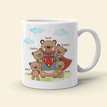 Bear Dad DR-WHM-03NAQN250423HA Personalized Coffee Mug