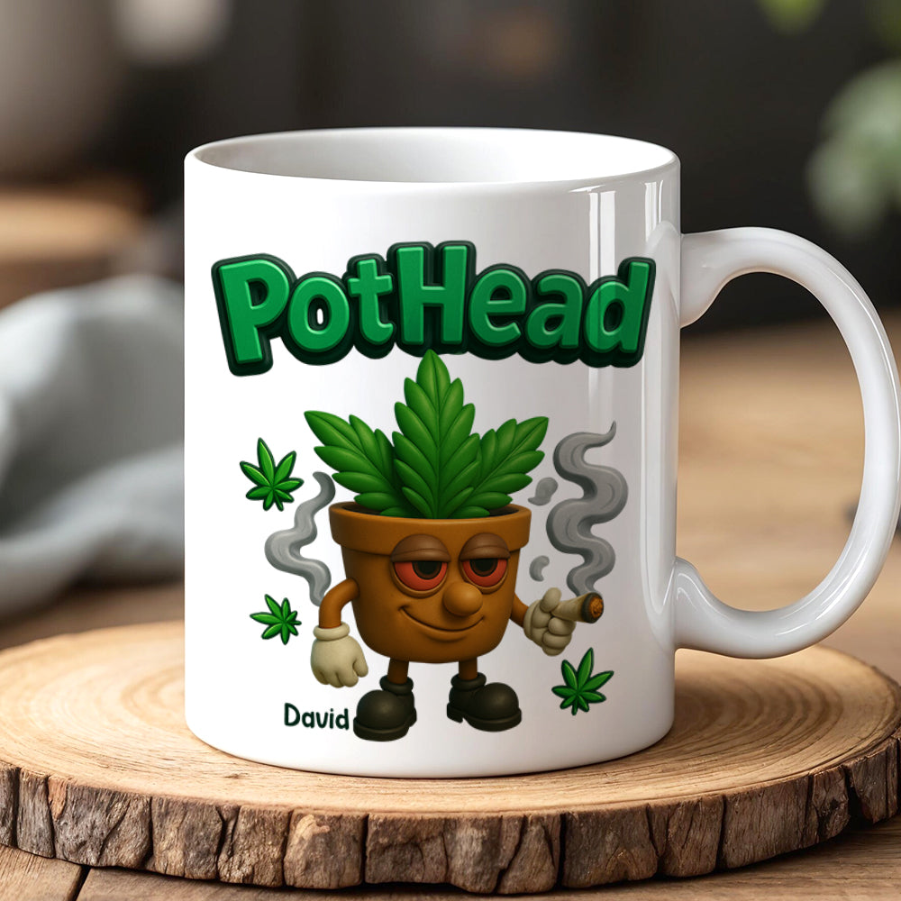 Pothead Mug Personalized Gifts for Smokers 01TOTN230525