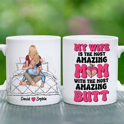 Personalized Gifts For Her Coffee Mug My Wife Is The Most Amazing Mom Funny Gifts For Mother's Day