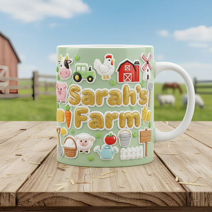 Cute Country Life Mug Personalized Gifts For Farmers 07HYDT161225