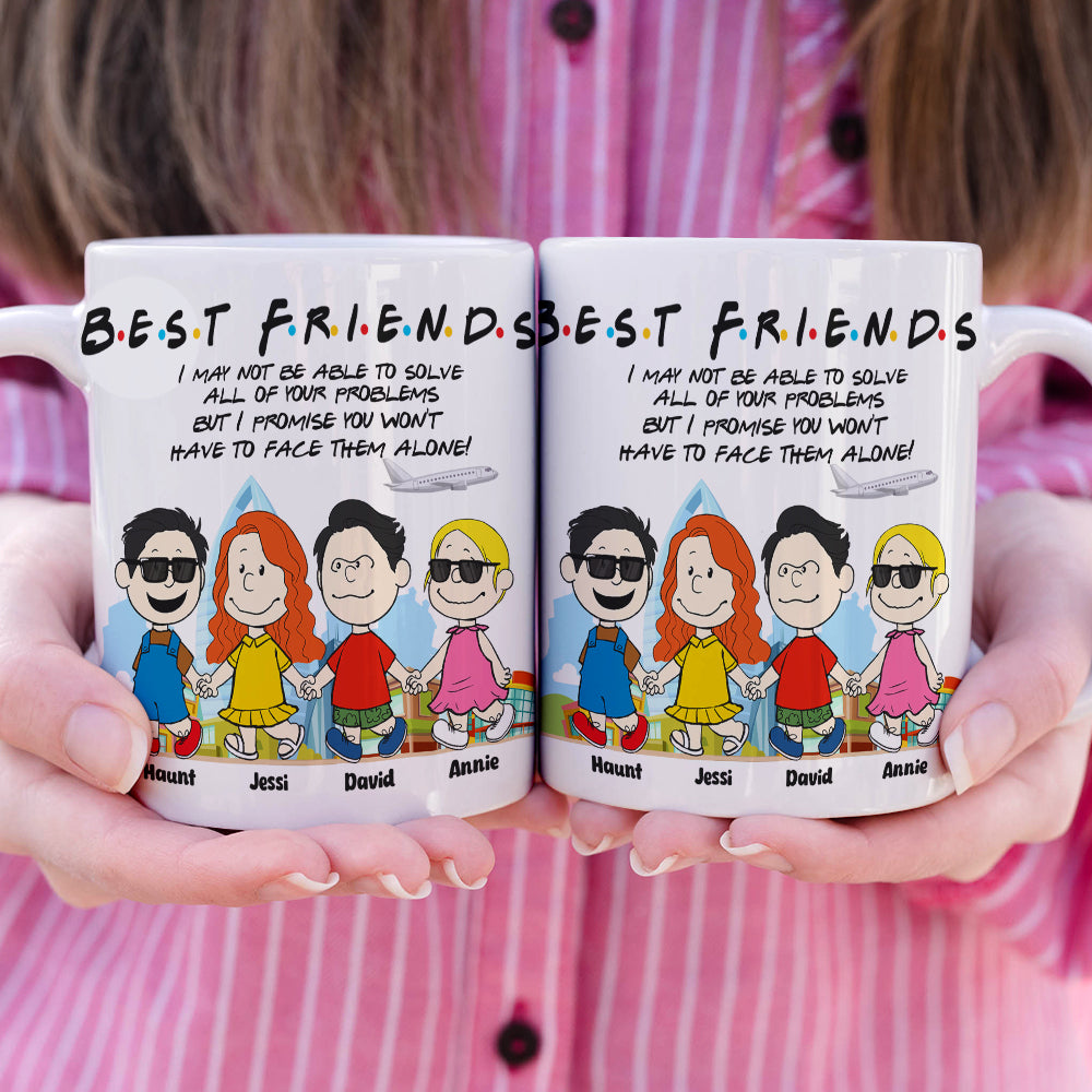 Personalized Gifts For Friends Coffee Mug Holding Hands 02ACLU140125HH