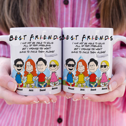 Personalized Gifts For Friends Coffee Mug Holding Hands 02ACLU140125HH