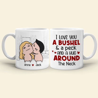 I Love You-Gift For Couple-Personalized Coffee Mug- Funny Couple