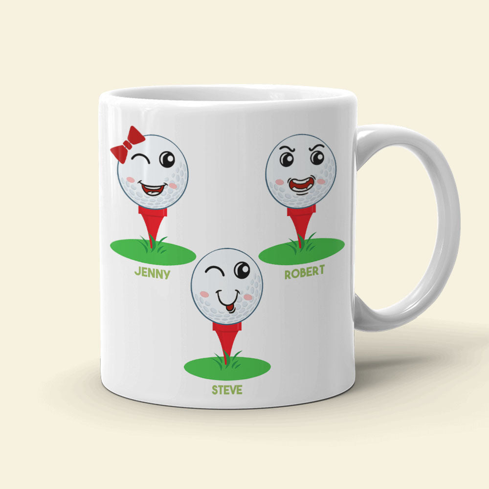 Best Dad By Par Personalized MUg, Gift For Father's Day