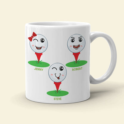 Best Dad By Par Personalized MUg, Gift For Father's Day