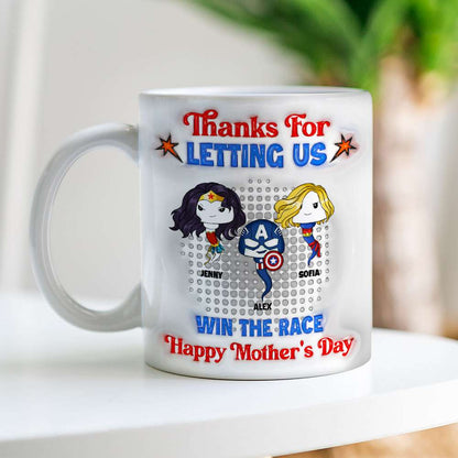 Personalized Gifts For Mom Coffee Mug Mother's Day Funny Super Mom 02OHMH060325HA
