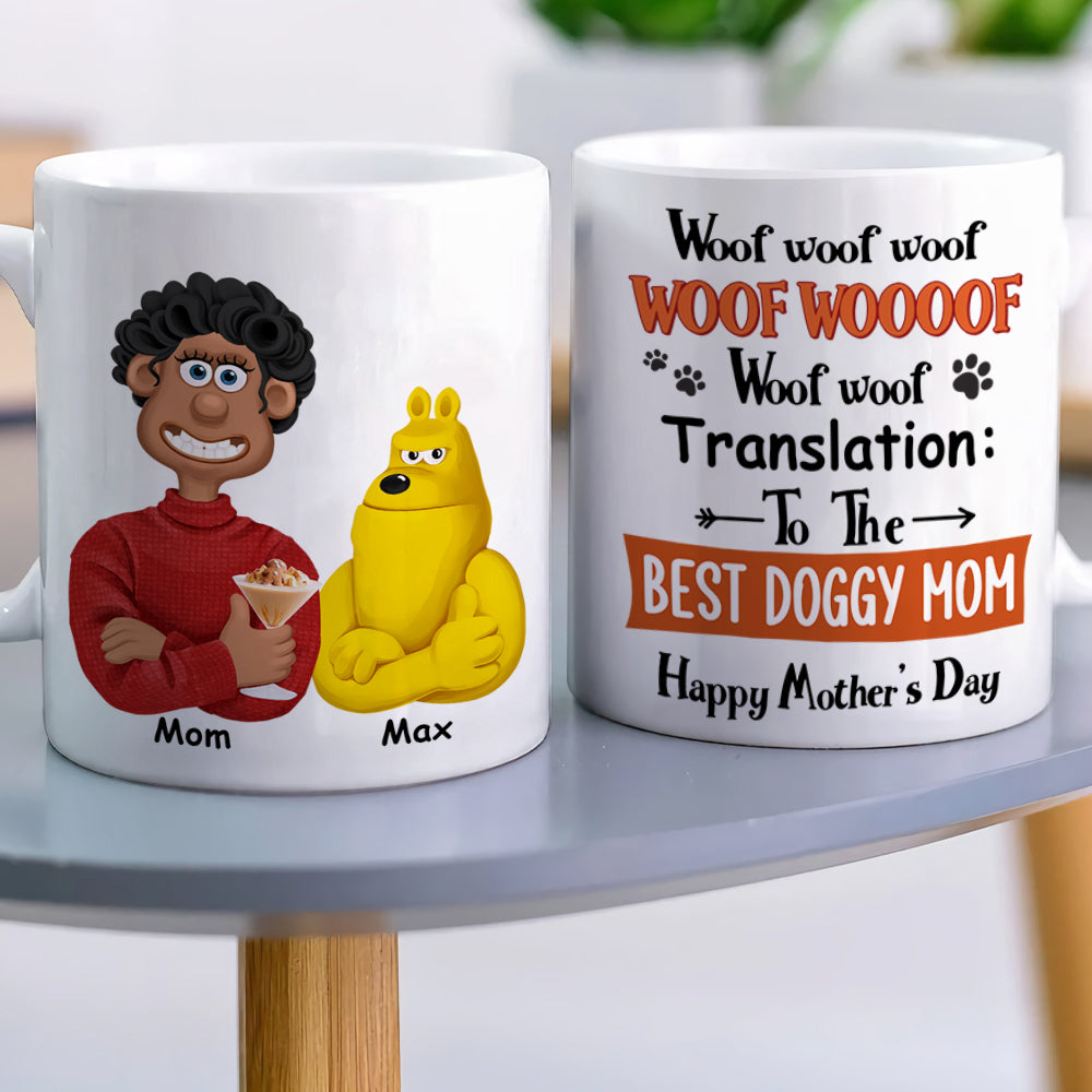 Personalized Gifts For Dog Mom Coffee Mug 01ohtn070325pa Best Doggy Mom