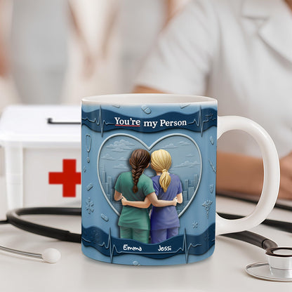 Nurse Besties Coffee Mug - Personalized Gifts For Best Friends 03QHLU290525