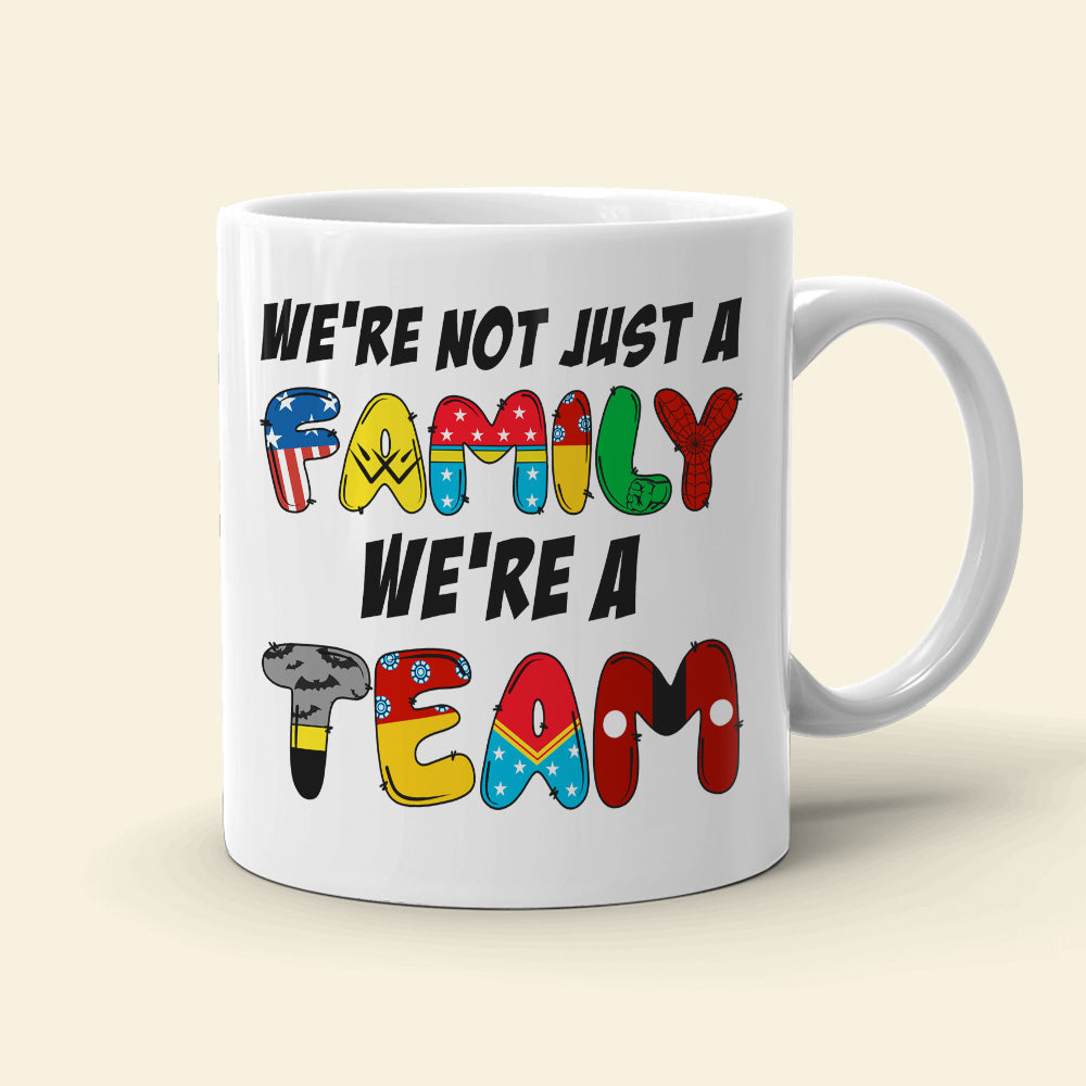 Family Where Life Begins And Love Never Ends Personalized White Mug