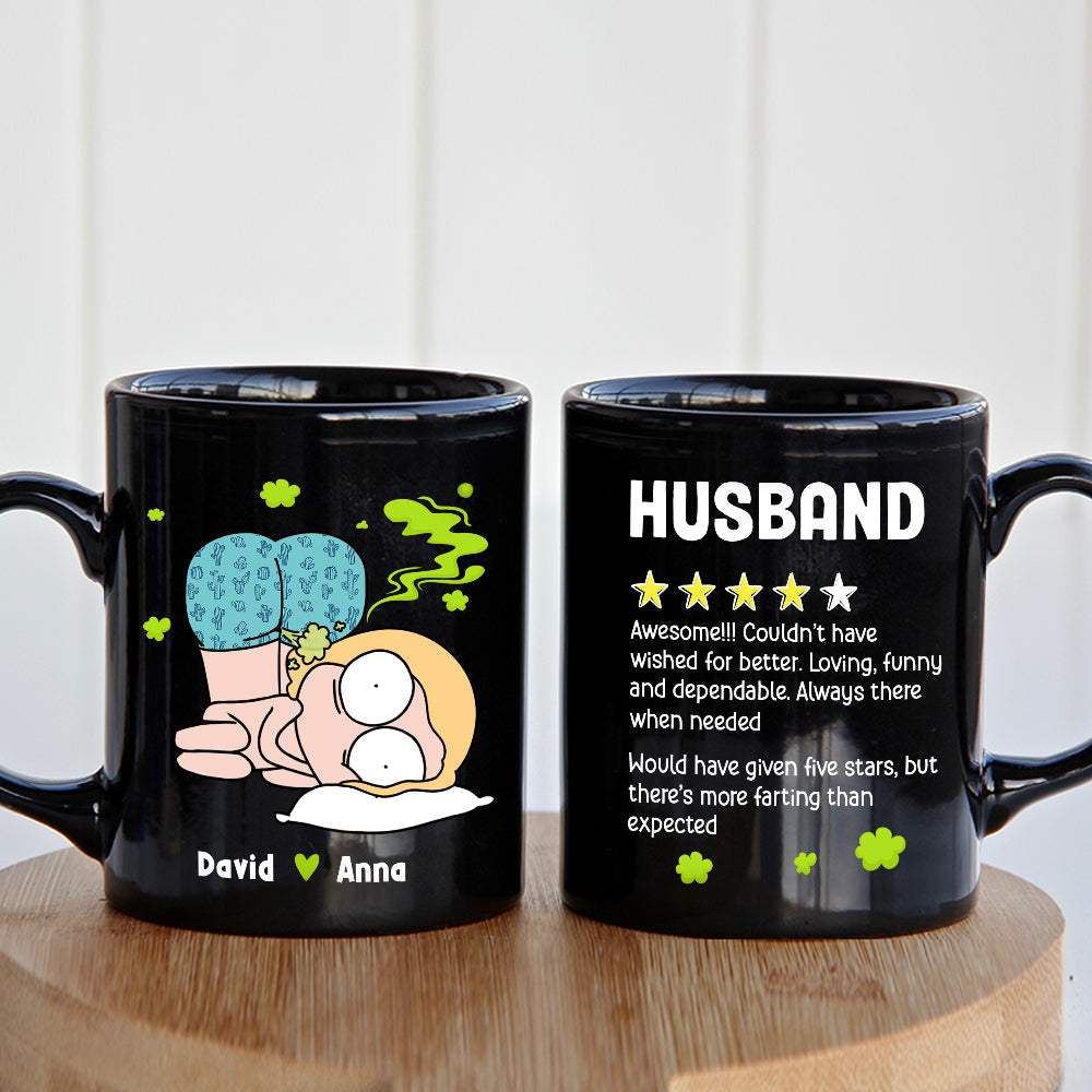 There's More Farting Than Expected- Gift For Couple-Personalized Coffee Mug- Funny Couple