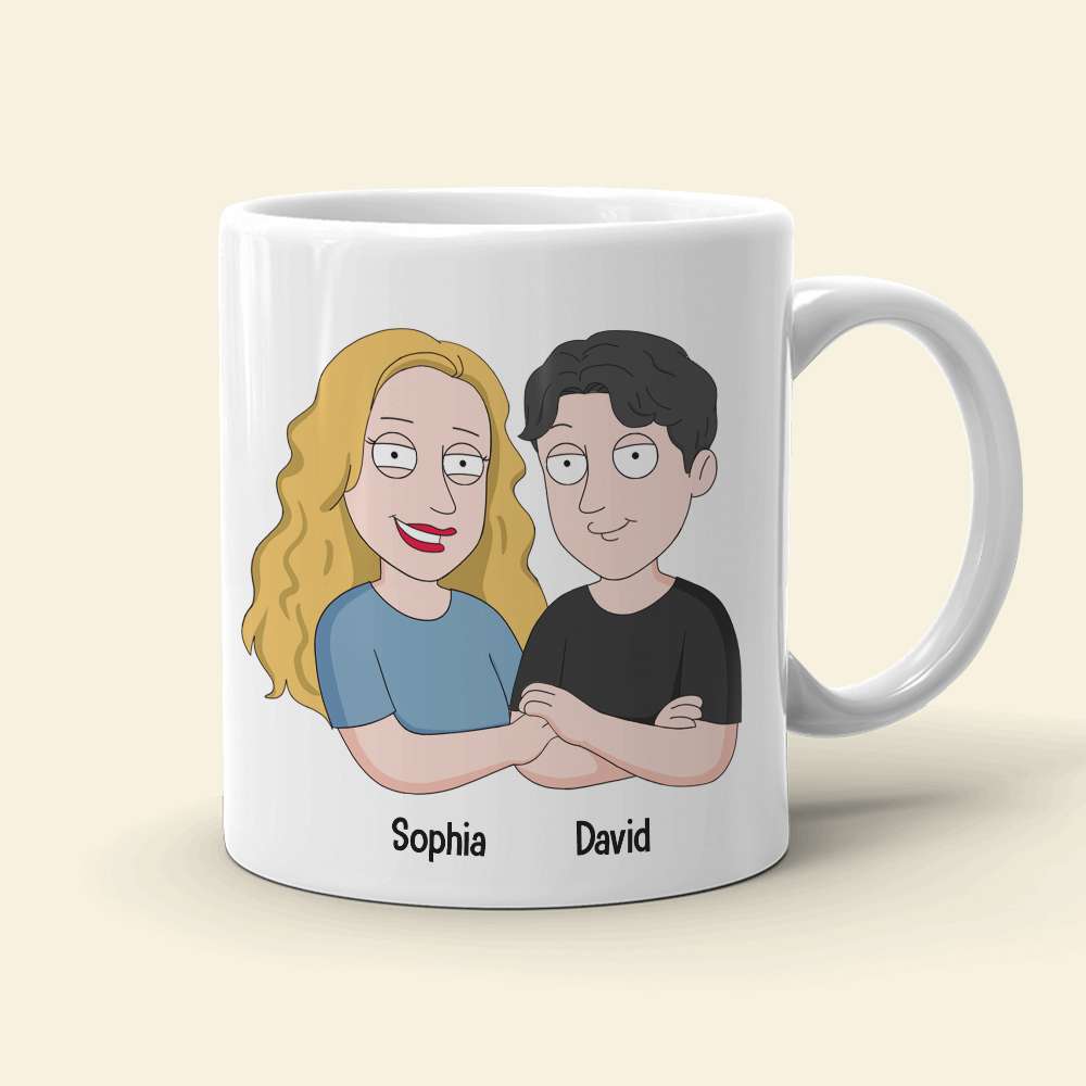 Sometimes I Look At My Husband Personalized White Mug - 04natn300523hh