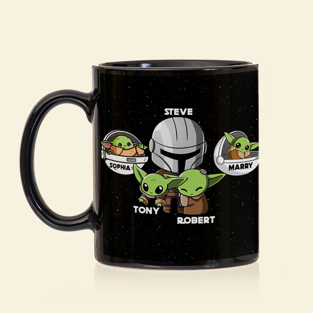 Best Family Dad Gift 06OHPO180423 Personalized Black Mug