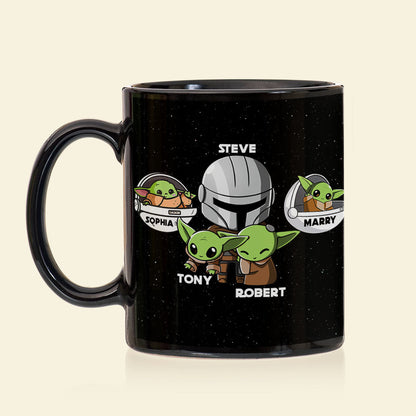 Best Family Dad Gift 06OHPO180423 Personalized Black Mug