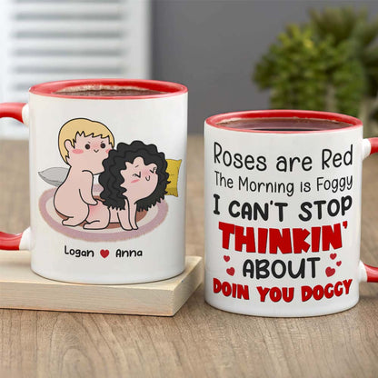 Roses Are Red, Personalized Mug, Gift For Naughty Couple