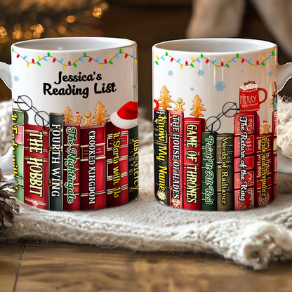 Personalized Gifts For Book Lover Christmas Coffee Mug 03HUPU221124