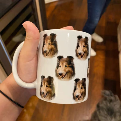 Custom Pet's Face Photo, Personalized Coffee Mug, Gift For Pet Lovers