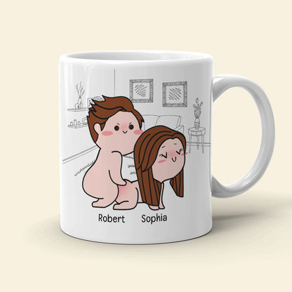Put This Mug Down And Take Me In Doggy-Gift For Couple-Personalized Coffee Mug-Funny Couple