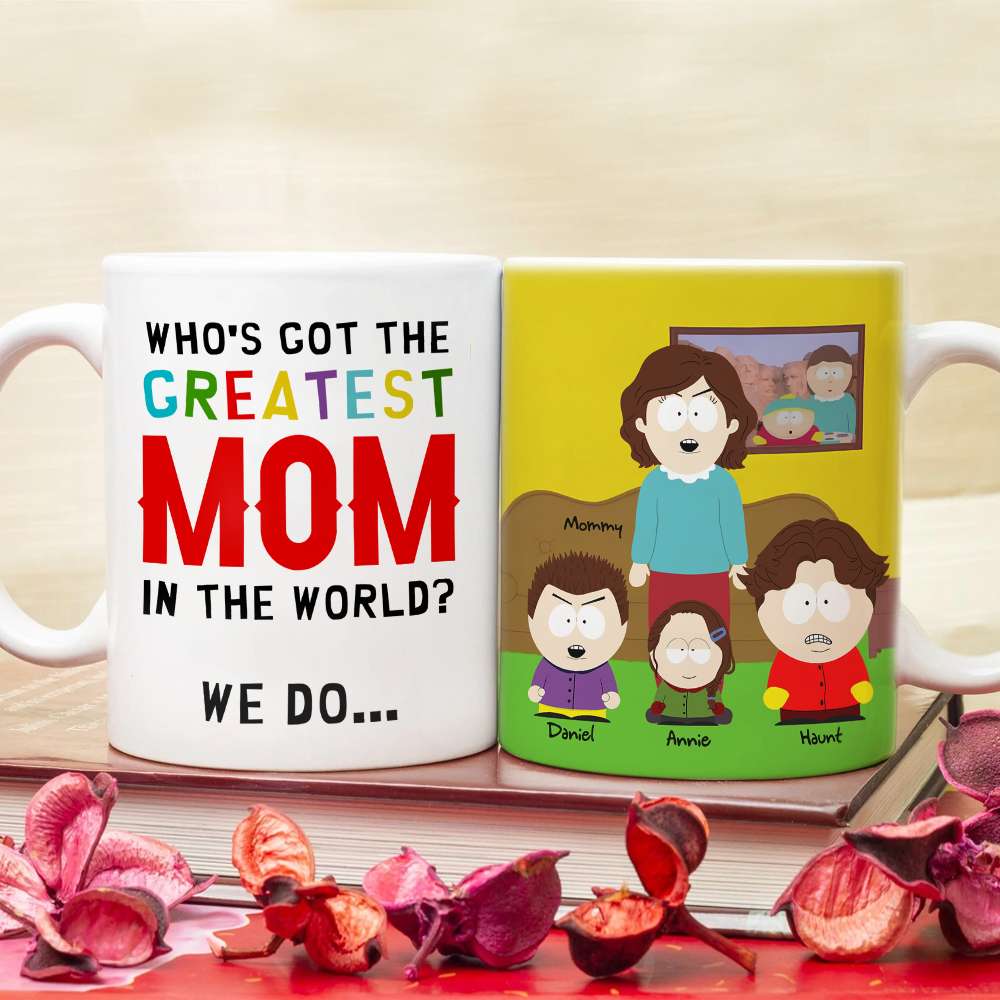 Personalized Gift For Mom Coffee Mug, The Greatest Mom In The World Mother's Day 01NALU280325HG