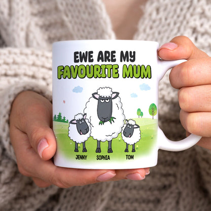 Personalized Gifts For Mom Coffee Mug Ewe Are My Favourite Mum 05natn020324 Mother's Day Gifts