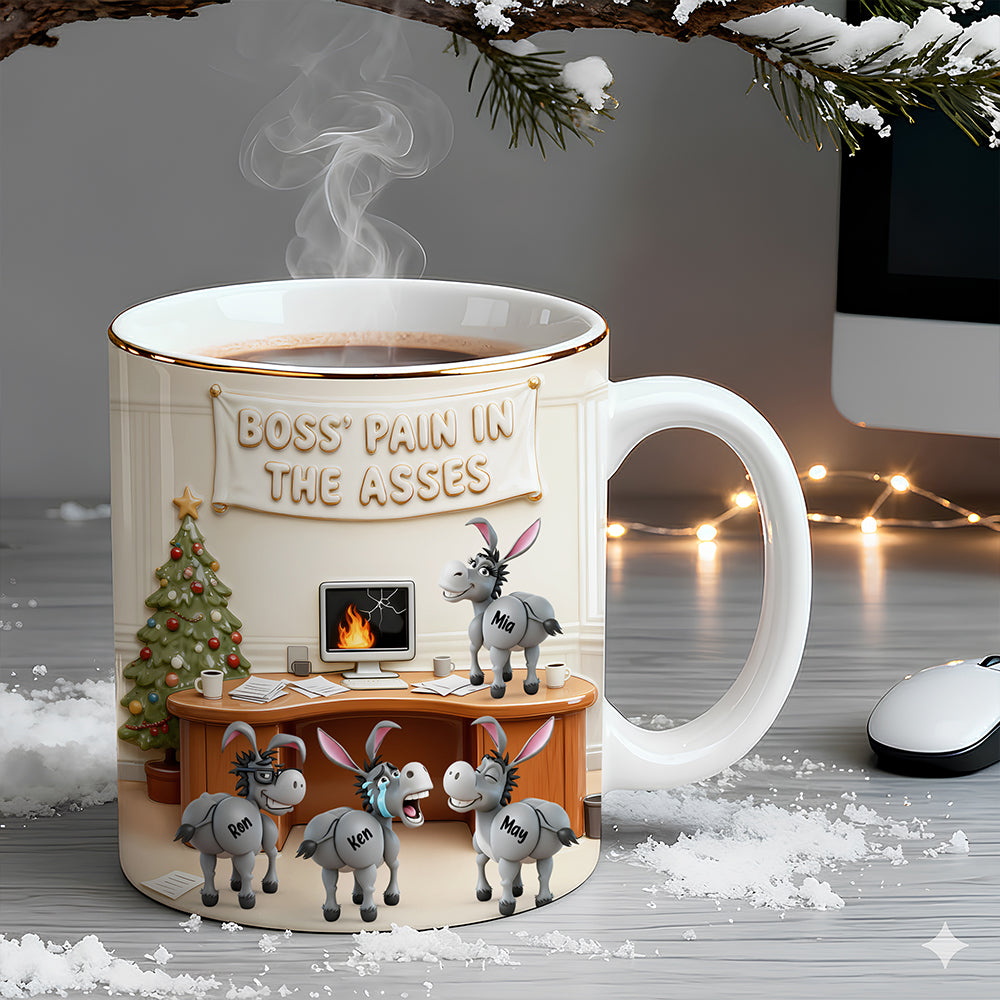Fun Chaotic Donkey Coworker Mug Personalized Gifts For Boss 02qhdt011125