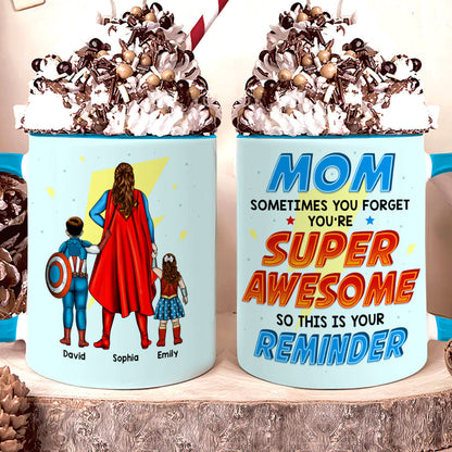 Personalized Gifts For Mom Coffee Mug Super Awesome Reminder 03qhqn060424pa Mother's Day