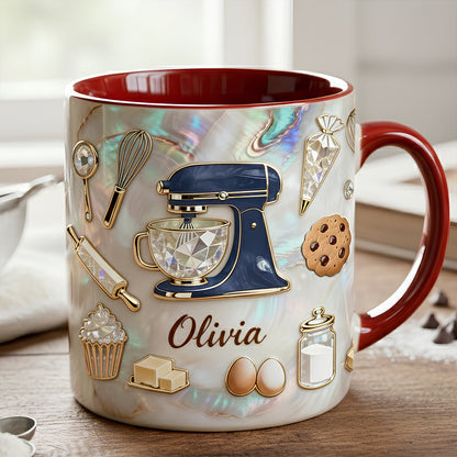 Baker's Dream Coffee Mug - Personalized Gifts For Baking Lover 01PADT291225