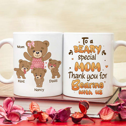 Personalized Gifts For Mom Coffee Mug Beary Special Mom 03htpu240224