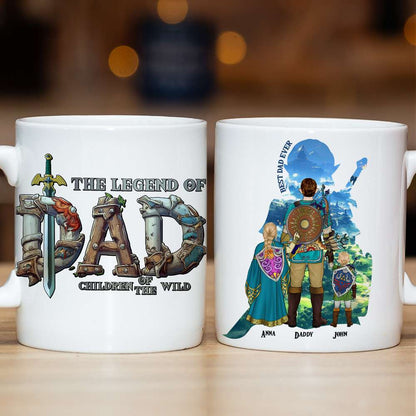 Personalized Gifts For Dad Coffee Mug The Legend Of Dad Father's Day 031QHTN190325HG