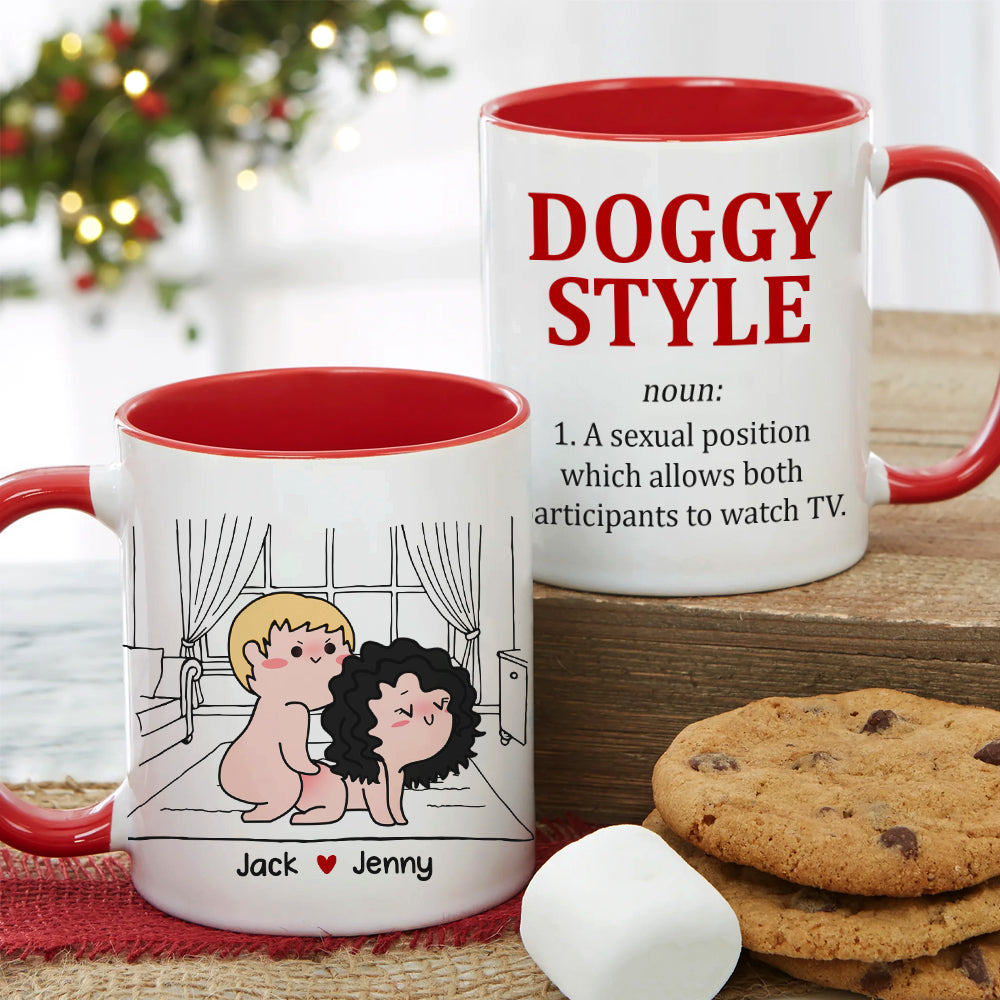 Doggy Style, Personalized Tumbler, Funny Couple Tumbler, Gift For Couple