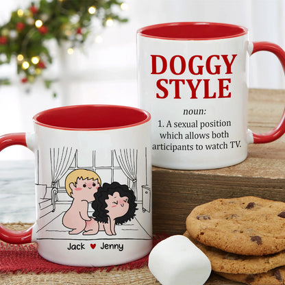 Doggy Style, Personalized Tumbler, Funny Couple Tumbler, Gift For Couple